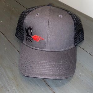 Dark Gray and Black Trucker Hat with dragon logo